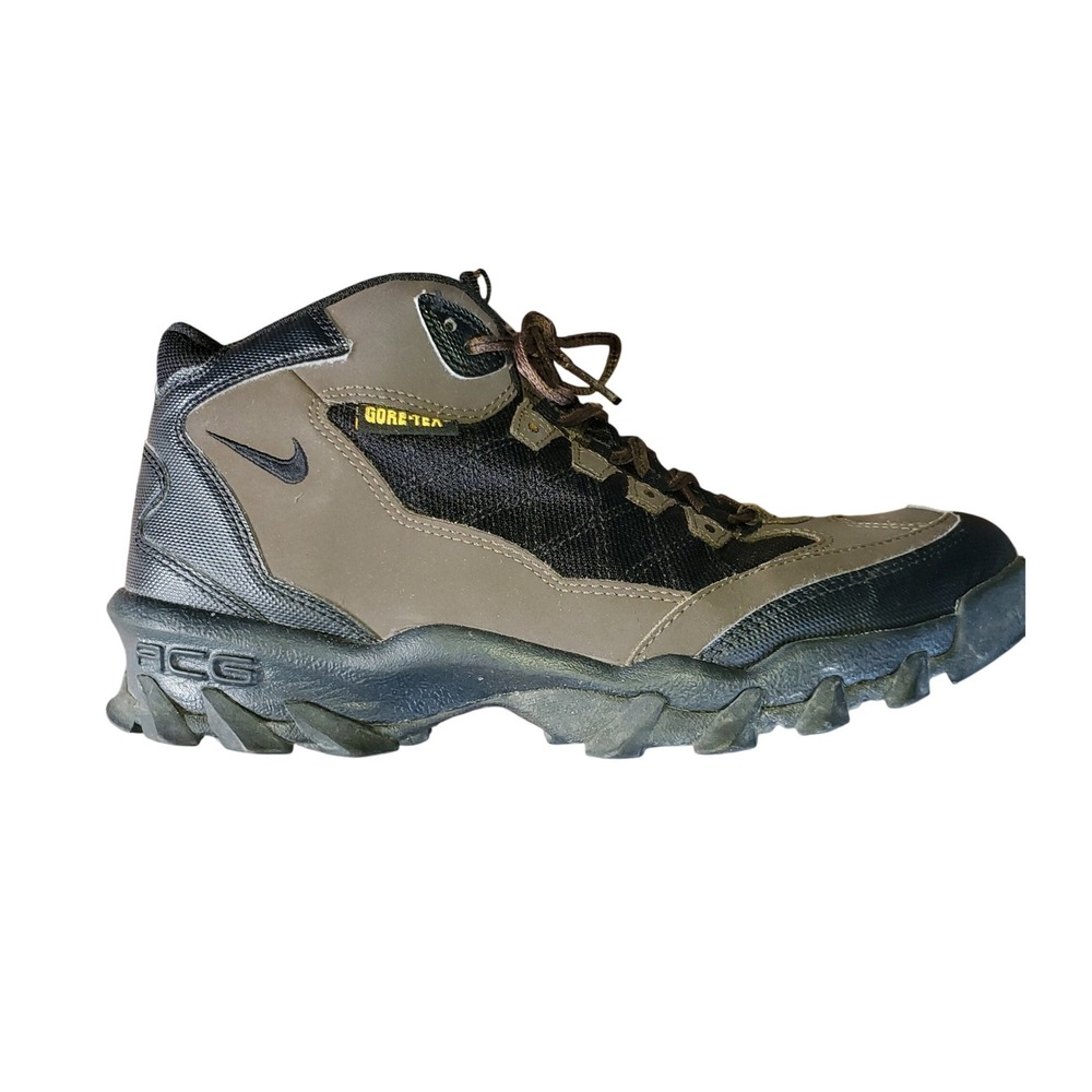 Nike ACG Gore-Tex Hiking Boots Mens 9 Brown Black Vintage 306952-001 2003